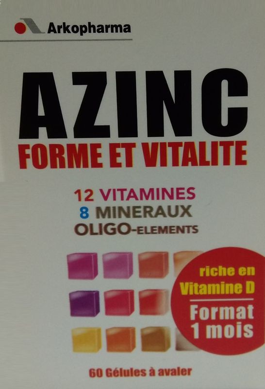 AZinc Forme et Vitalité Gélules